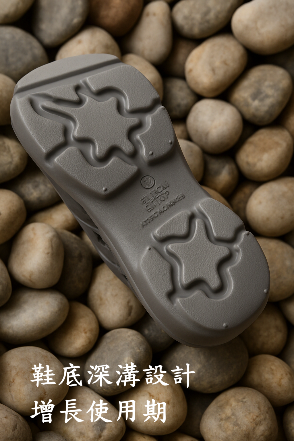 超強涉水夾腳拖鞋 Toe Protection Water Sandals - 底溝加深防滑設計，增加耐用時間 / Deepened sole grooves for better traction and durability