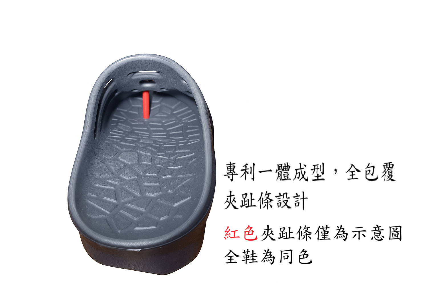 超強涉水夾腳拖鞋 Toe Protection Water Sandals - 專利夾趾條設計，防滑舒適 / Patented toe strap design for non-slip and comfort